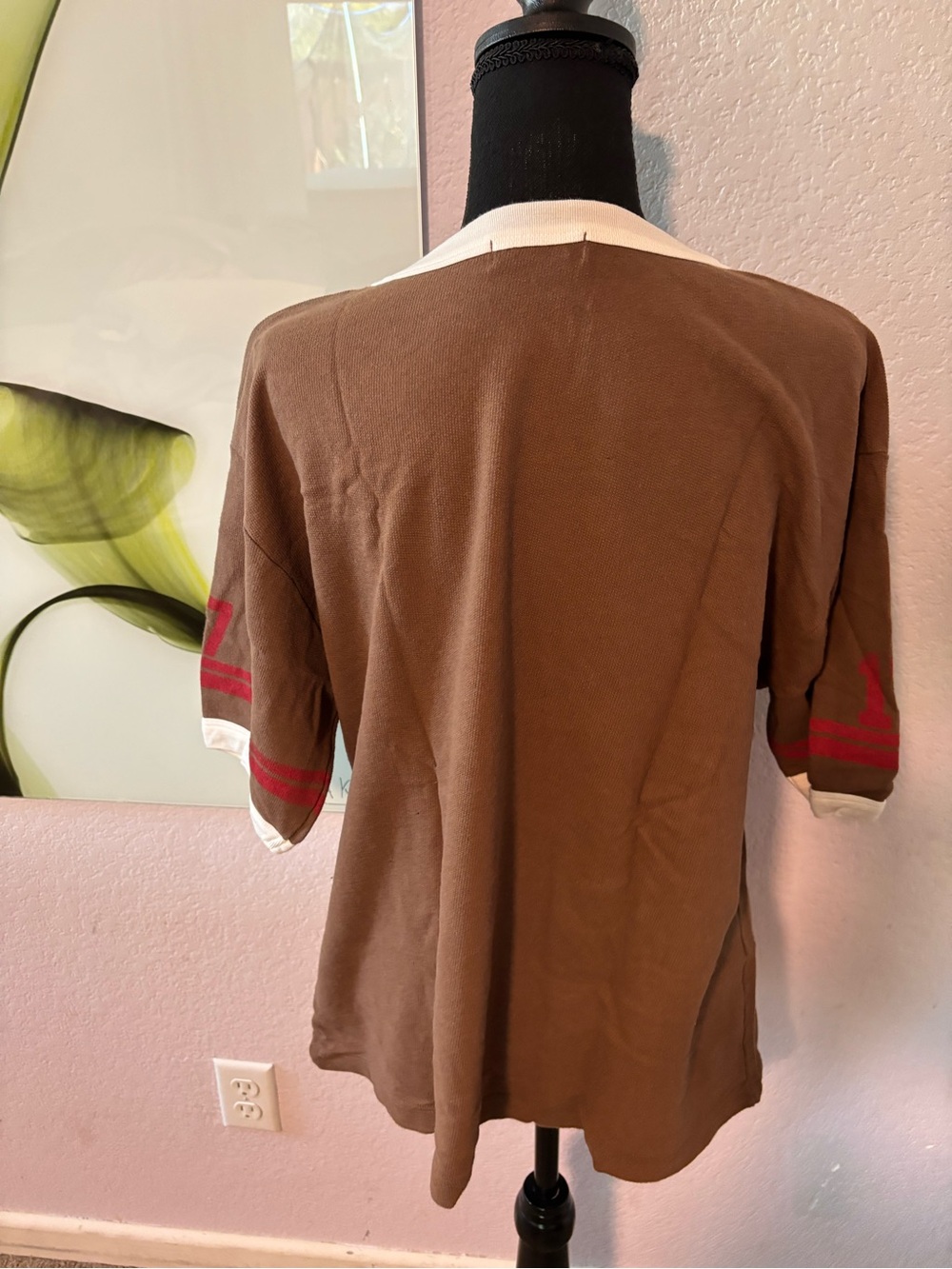 Lost and Found ringer tee size medium - Picture 3 of 4